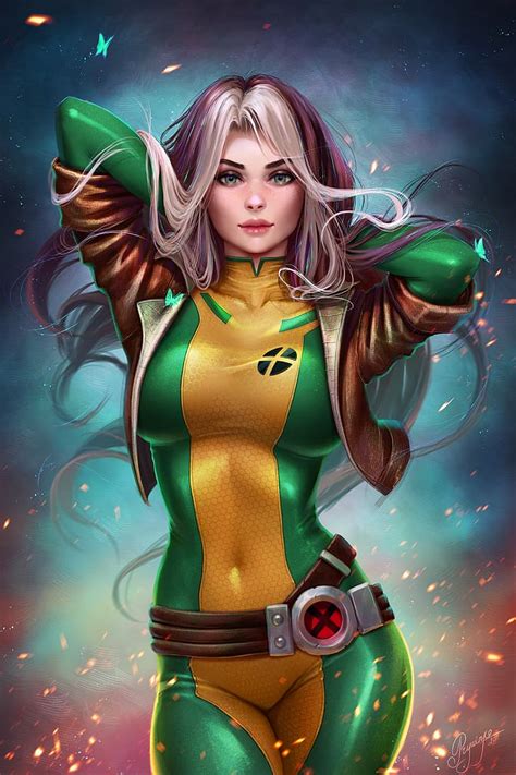 HD wallpaper: Rogue, Rogue (X-men), Marvel Comics, superheroines, women ...