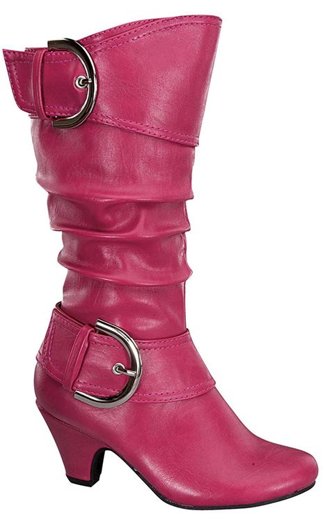 Lucky Top Girl's Mid-calf Buckle Deco Boots Toddler Size 9-13, Girl ...