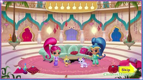 New Nick Jr. Game Shimmer and Shine Genie Palace Divine Full HD Video for Little Kids - YouTube