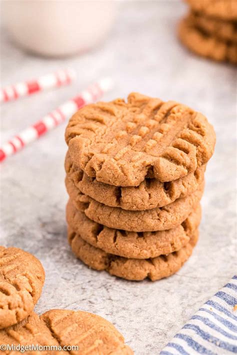 Easy Peanut Butter Cookies Recipe (Only 3 Ingredients) • MidgetMomma