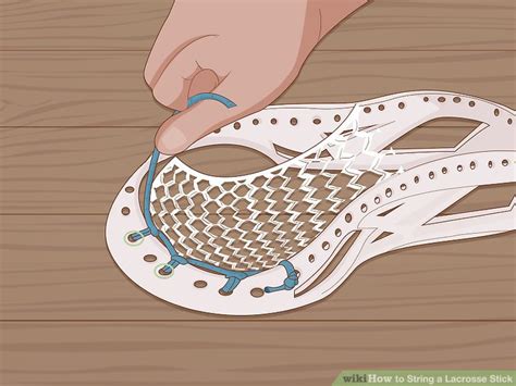 How to String a Lacrosse Stick (with Pictures) - wikiHow