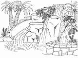 Beautiful Swimming Pool Coloring Page  Free Printable Pages sketch template