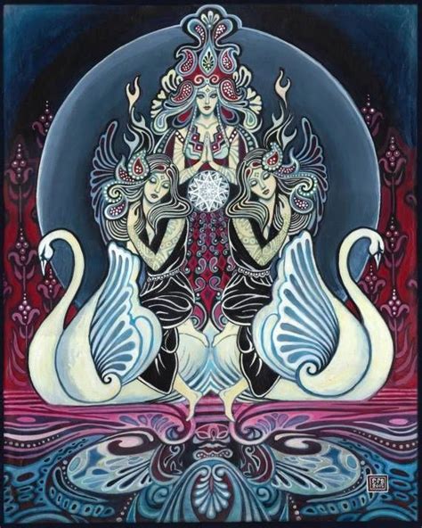 Cygnus Goddess of Swans 11x14 Fine Art Print Pagan Mythology Art ...