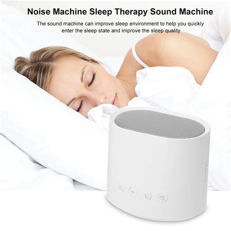 White Noise Machine Sleep Therapy Sound Machine 26 High Fidelity Soothing Sounds Sleeping Helper ...