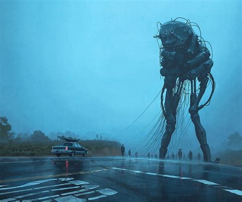 Simon Stålenhag's Incredible New Paintings Show an Alien Invasion That has Failed as Much as it ...