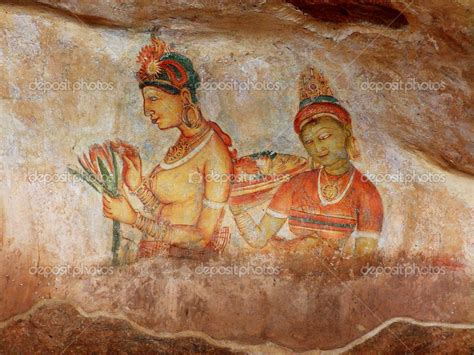 Frescoes at Sigiriya Stock Photo by ©Merlinus74 47798561