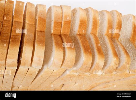 Sliced white bread Stock Photo - Alamy