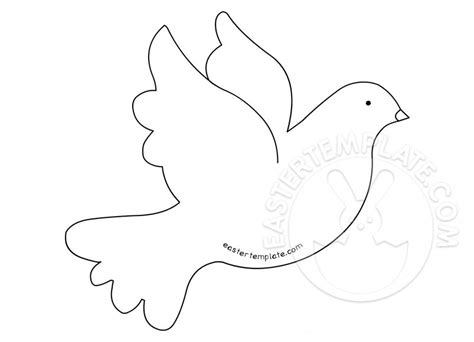 Dove Outline Printable