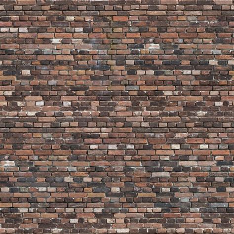 Colorful Old Brick Wall Patina Texture
