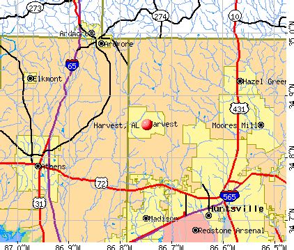 Harvest, Alabama (AL 35749, 35773) profile: population, maps, real ...