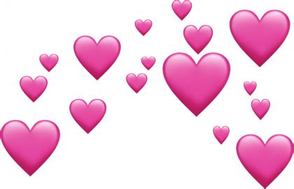 Pink Emoji Heart PNG High-Quality Image | PNG Arts