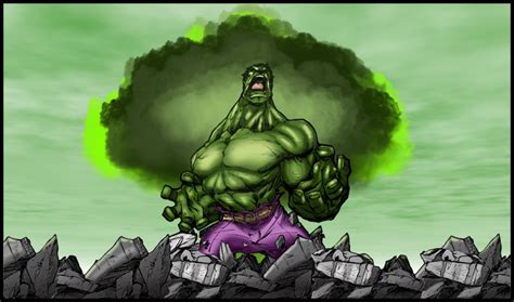 Hulk Rage By Stevensanchez Coloured. by Highlander0423 on deviantART