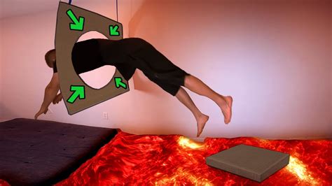 The Floor is Lava Obstacle Course Challenge in Quarantine - YouTube