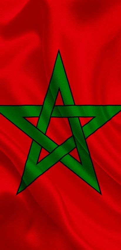 Marocain drapeau, Maroc, Afrique du Nord, de la soie du drapeau, le drapeau du Maroc Government ...