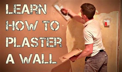Learn How To Plaster A Wall Like A Pro | Repairing plaster walls ...