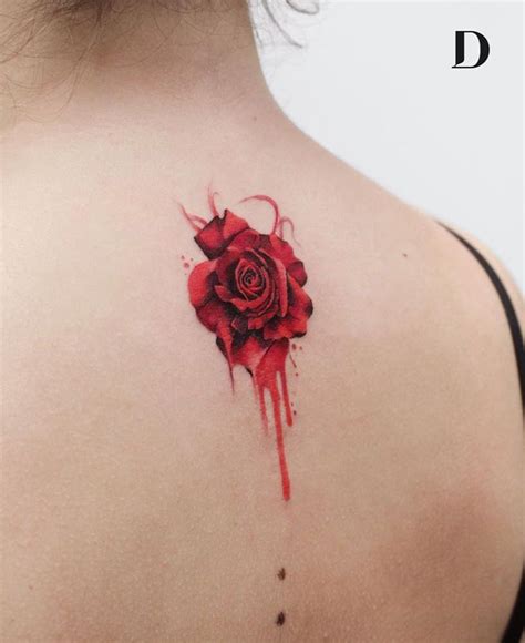 Rose With Thorns Tattoo On Hand | Tattoo Designs for Men