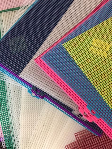 7 Mesh Plastic Canvas Sheets......7 Mesh....colors....world | Etsy | Plastic canvas, Embroidery ...