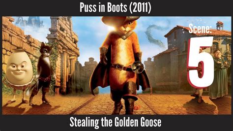 Puss in Boots (2011) - Stealing the Golden Goose - Scene (5/10) - YouTube