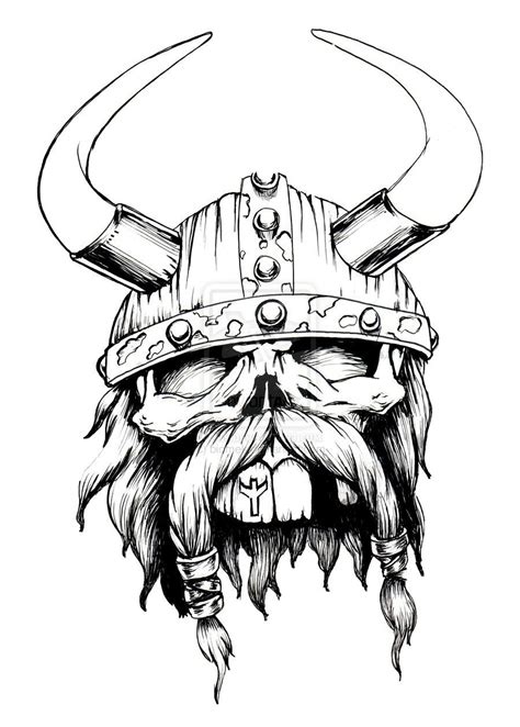 Pin by CELEBRITYwithYOU on skull | Viking drawings, Viking helmet ...