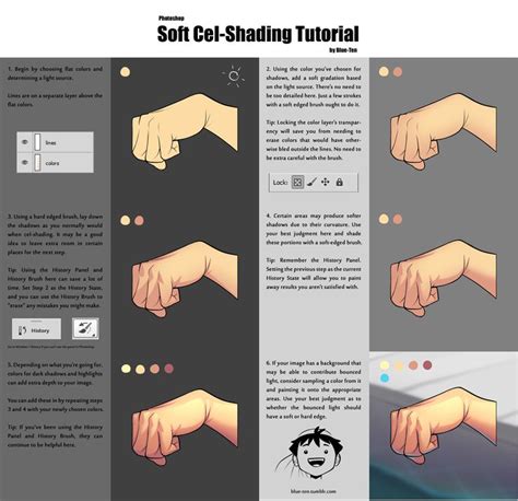 CELL SHADING | Photoshop tutorial drawing, Digital painting techniques ...