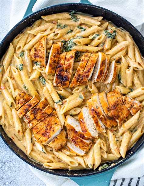 Creamy Garlic Chicken Pasta | Gimme Delicious