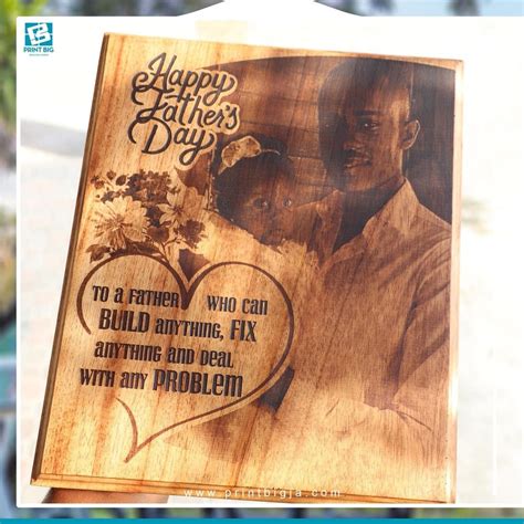 Custom laser engraved photo on wood plaque! We can laser engrave nearly ...