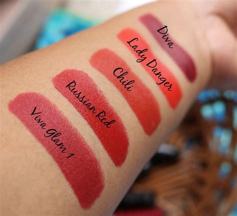 MAC Red Lipstick Swatches | Mac red lipsticks, Red lipstick swatches ...