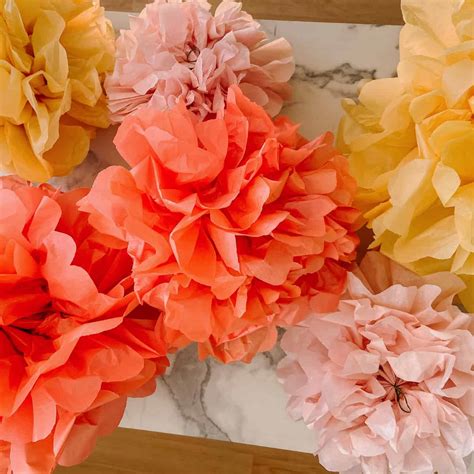 How to Make Tissue Paper Pom Poms | Thoughtfully Simple