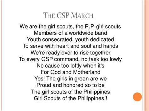 Girl scout songs