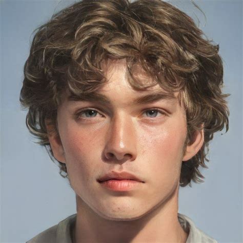Portrait by rubyallred - Artbreeder Brown Hair Boy, Black Hair Boy, Blonde Hair Blue Eyes ...