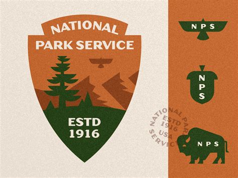 U.S. National Park Service - Badge Redesign by Michael Penda on Dribbble