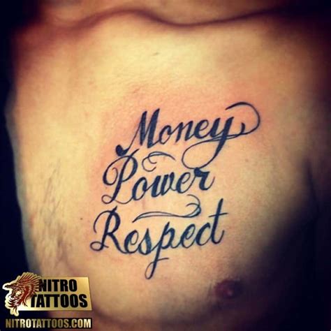 10+ Best Ideas of Money Power Respect Tattoo Designs