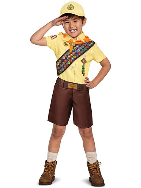 Up Russell Wilderness Explorer Scout Deluxe Boy's Costume