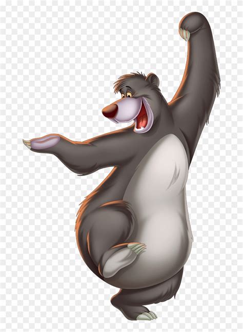 Jpg Free Library Baloo Printables Pinterest Disney - Jungle Book Characters Baloo, HD Png ...