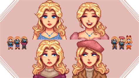 (CP) Haley Revised and Seasonal Outfits | Stardew valley, Stardew ...