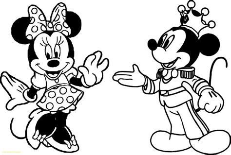 Imagens da minnie e do mickey para imprimir e colorir - Educação Online