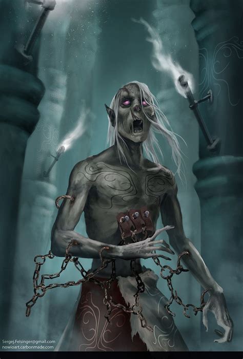 Zombie Alley by Nowio Fantasy Images, Dark Fantasy Art, Arte Horror, Horror Art, Dnd Characters ...