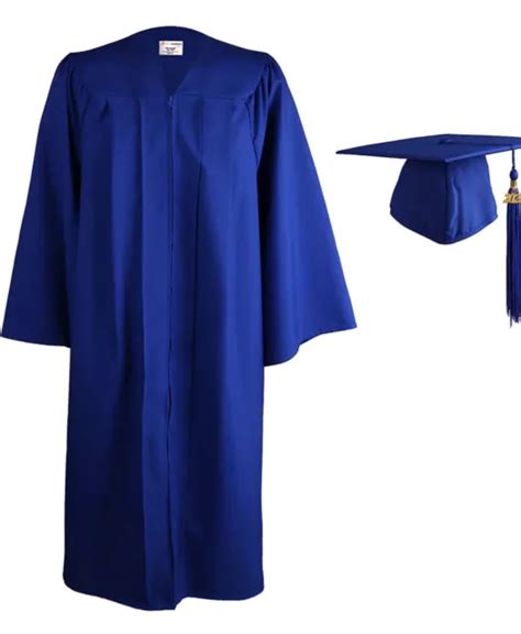 GRADUATEPRO MATTE GRADUATION Gown Cap Tassel Set 2022 High School & College Blue $20.00 - PicClick