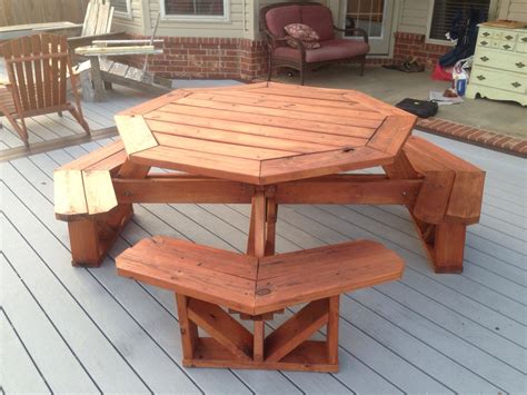 Hexagonal Picnic Table | DIY Outdoor Furniture