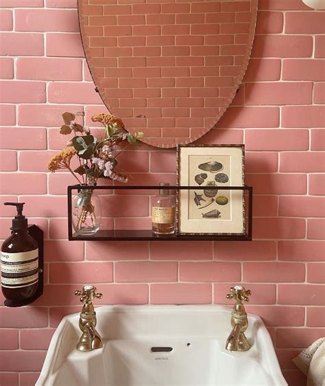 Pink Tiles Bathroom Ideas - Interiors By Color