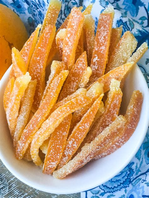 Candied Orange Peels - Rosemary & Maple