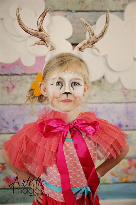 Artistic Images by Heather, Deer, Face paint, Deer make up, antlers ...