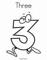 Number 3 Coloring Pages  Home sketch template