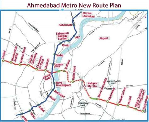 Ahmedabad Metro: Project Information, Tenders, Stations, Routes and ...