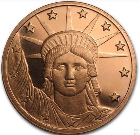 1 Oz Copper Round Collectible Coin Liberty Head .999 Copper - Etsy