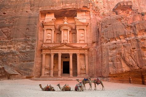 1366x768px | free download | HD wallpaper: Petra in Jordan, history, architecture, the past ...