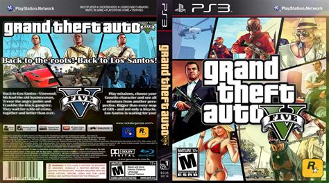 Capa do Jogo - Grand Theft Auto V (GTA 5) PS3 Capas de DVDs - Capas de Filmes e Capas de CDs