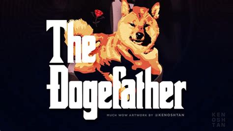 Poster Design for Elon Musk on SNL as "The Dogefather" - Ken Osh Tan