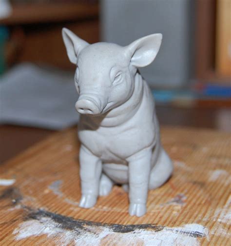 Little Pig Sculpture | Skulpturen, Tonskulpturen