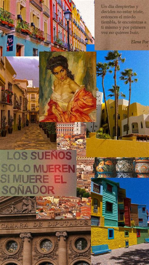 spanish collage aesthetic background | Aesthetic backgrounds, Spanish posters, Latina aesthetic ...